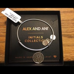 Alex and Ani initial bracelet "H"